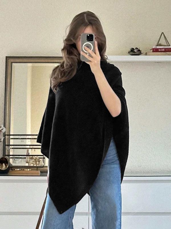 Bronwyn | Elegant Draped Knit Cape