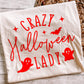 Crazy Halloween Lady Short Sleeve Shirt