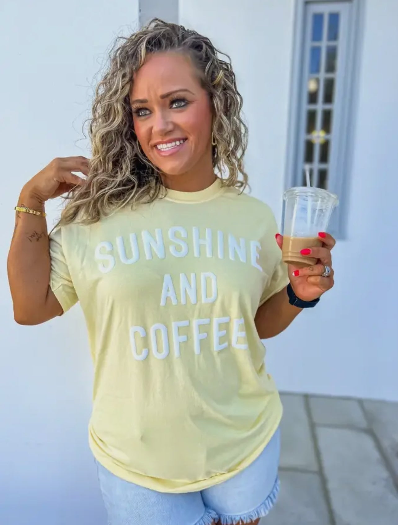 Sunshine and Coffee Tee