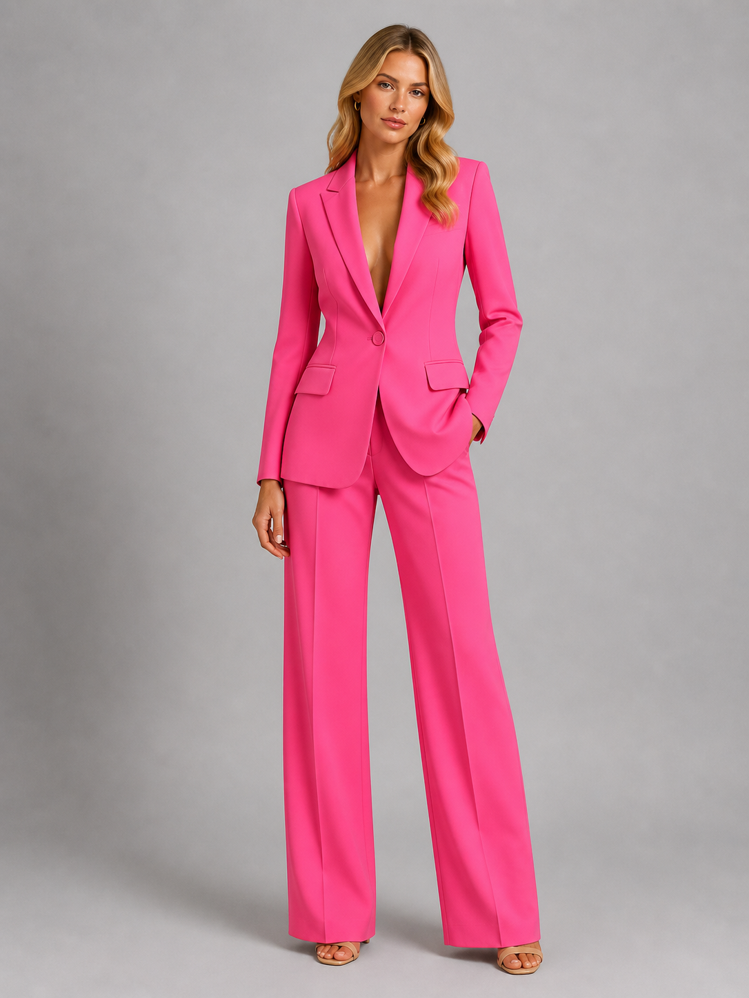 Clara | Elegant Tailored Blazer Trouser Set