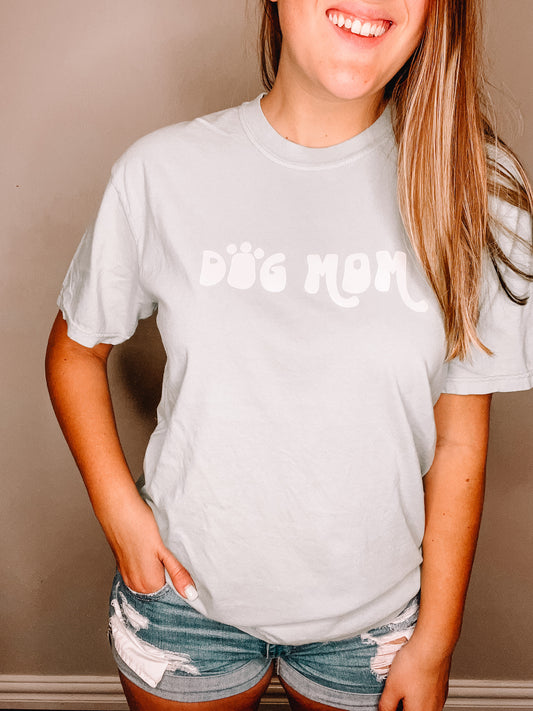 Dog Mom Sage Short Sleeve Shirt