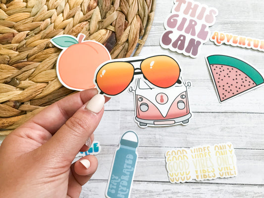 Sunset Sunglasses Sticker