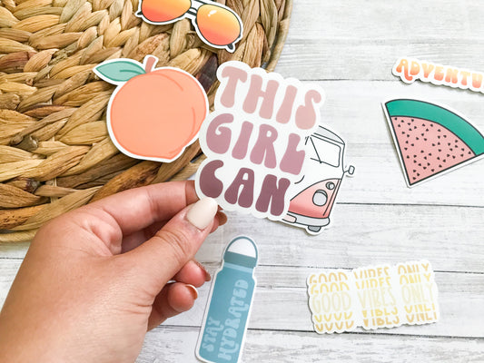 This Girl Can Sticker