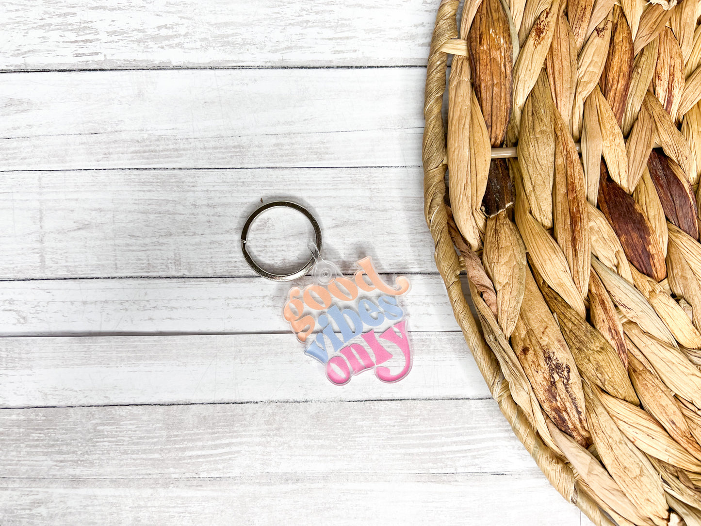 Good Vibes Only Keychain