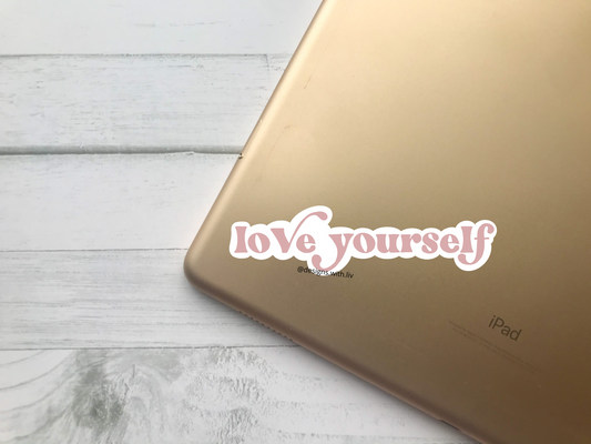 Love Yourself Sticker