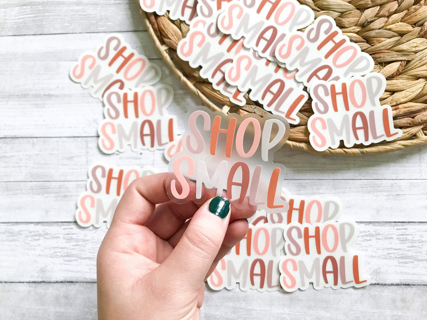 Shop Small CLEAR Sticker - Designs With Liv